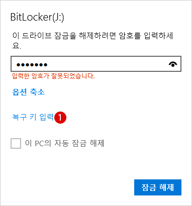 Windows10 Bitlocker