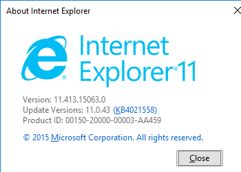 Internet Explorer Web 브라우저의 검색 상자 숨기기