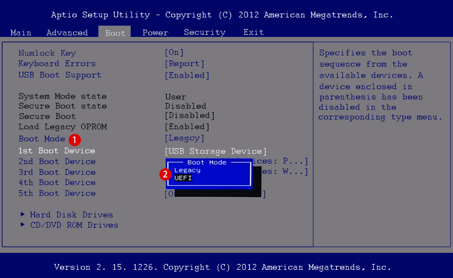 [Windows10]UEFI 모드의 BIOS 펌웨어 설정 화면에 액세스
