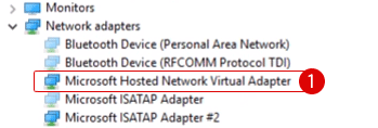 Microsoft Hosted Network Virtual Adapter：softAP