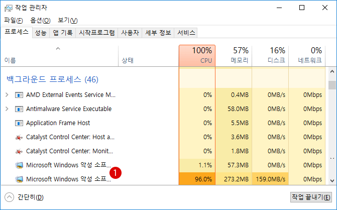 [Windows10]악성 소프트웨어 제거 도구(MSRT)