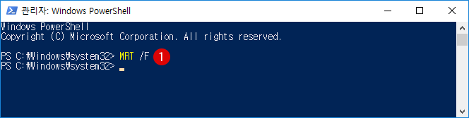 [Windows10]악성 소프트웨어 제거 도구(MSRT)