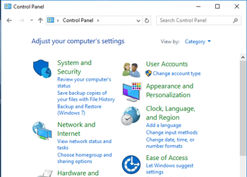 제어판에 Windows Update 항목을 추가하는 방법