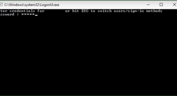 Windows 10 콘솔 모드 Console Mode로 로그인 하기 – 잠금 화면과 로그인 화면
