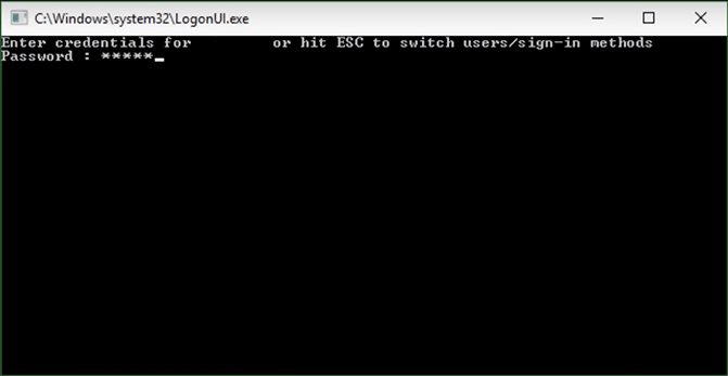 Windows 10 콘솔 모드 Console Mode로 로그인 하기 - 로그인과 잠금 화면