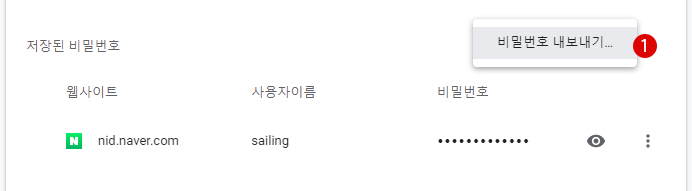 구글 크롬 Google Chrome 비밀 번호 저장 관리하기