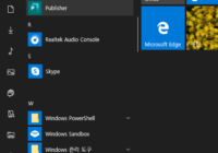 Windows 10 시작 메뉴 Start Menu의 바로 가기 이름을 변경하기