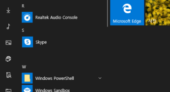 Windows 10 시작 메뉴 Start Menu의 바로 가기 이름을 변경하기