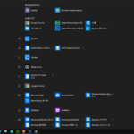 Windows 10 시작 메뉴 Start Menu와 전체 시작 화면을 전환하는 방법