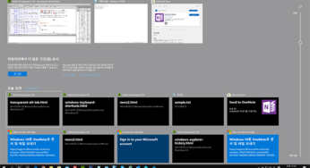 Windows 레지스트리 편집에서 작업 전환키 Alt+Tab 창 투명도 조정하기