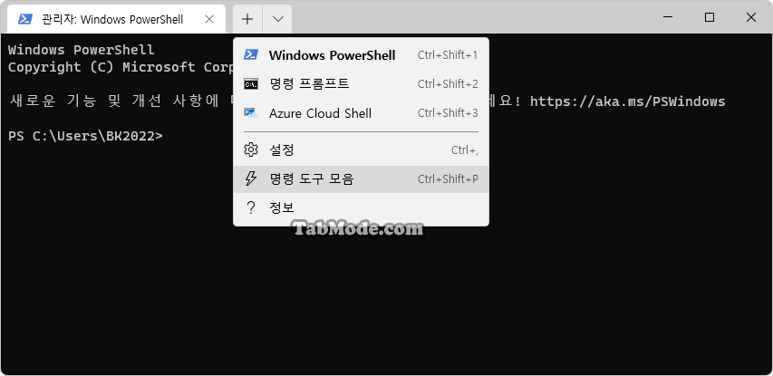 Windows 터미널(Windows Terminal)을 시작하는 방법