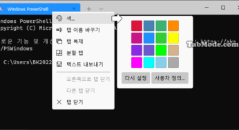 Windows 11의 Windows 터미널 명령줄 콘솔