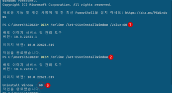 Windows 11을 Windows 10으로 되돌리기 기간 연장하기